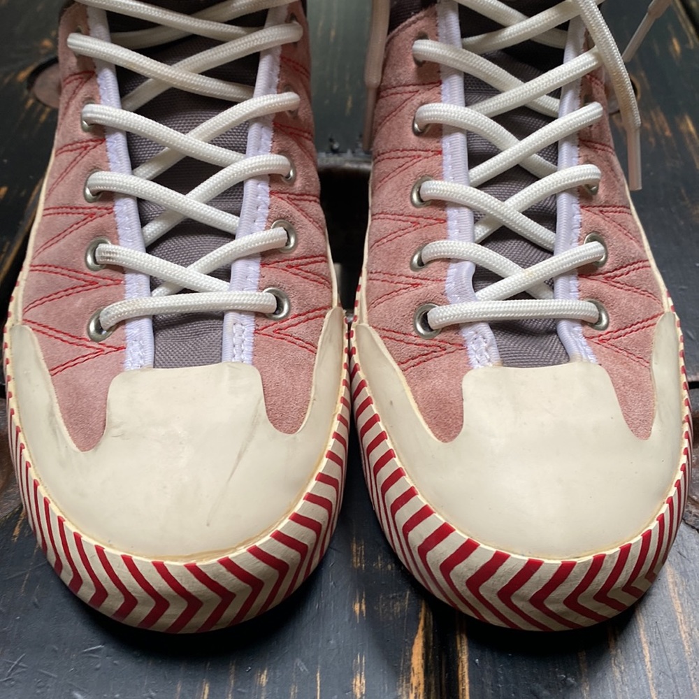 ACNE STUDIOS *RARE* COLOUR BLOCKED HIGH-TOP SNEAKERS - Picture 10 of 17